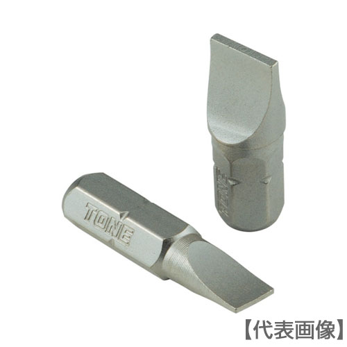 ＴＯＮＥ　オフセット式ラチェットドライバー　ドライバービット　先端規格（－）１．２×８．０（BTM8S）405-7571【ＴＯＮＥ（株）】
