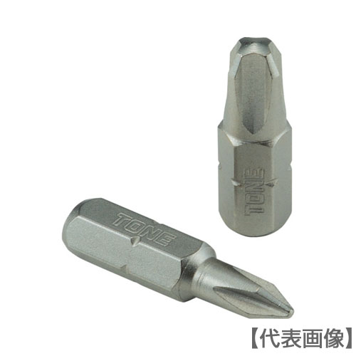 ＴＯＮＥ　オフセット式ラチェットドライバー　ドライバービット　先端規格（＋）Ｎｏ．２（BTP2S）405-7597【ＴＯＮＥ（株）】