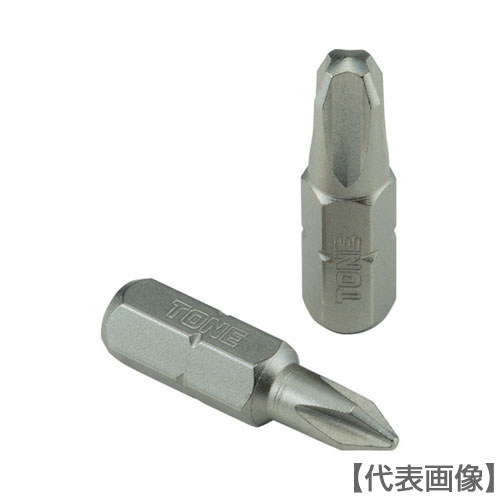 ＴＯＮＥ　オフセット式ラチェットドライバー　ドライバービット　先端規格（＋）Ｎｏ．３（BTP3S）405-7601【ＴＯＮＥ（株）】