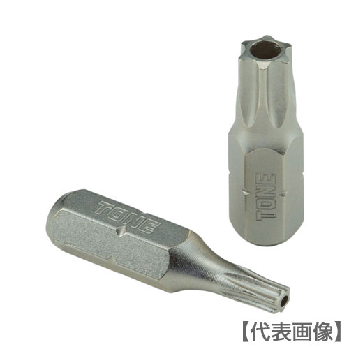 ＴＯＮＥ　Ｔ型トルクスビット（いじり防止タイプ）　先端規格Ｔ１０（BTT10HS）405-7635【ＴＯＮＥ（株）】
