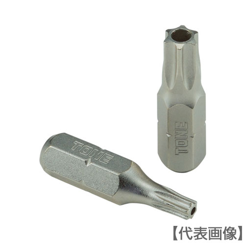 ＴＯＮＥ　Ｔ型トルクスビット（いじり防止タイプ）　先端規格Ｔ１５（BTT15HS）405-7643【ＴＯＮＥ（株）】