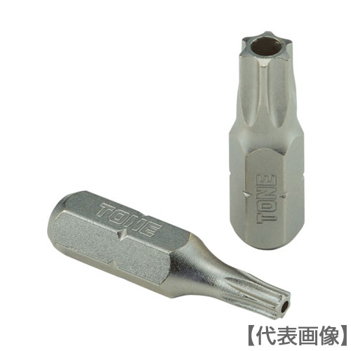 ＴＯＮＥ　Ｔ型トルクスビット（いじり防止タイプ）　先端規格Ｔ２０（BTT20HS）405-7651【ＴＯＮＥ（株）】