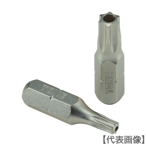 ＴＯＮＥ　Ｔ型トルクスビット（いじり防止タイプ）　先端規格Ｔ３０（BTT30HS）405-7686【ＴＯＮＥ（株）】