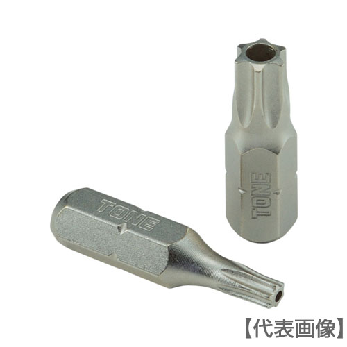 ＴＯＮＥ　Ｔ型トルクスビット（いじり防止タイプ）　先端規格Ｔ４０（BTT40HS）405-7694【ＴＯＮＥ（株）】