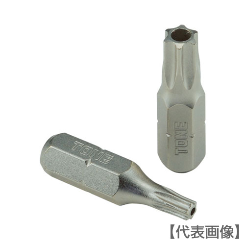 ＴＯＮＥ　Ｔ型トルクスビット（いじり防止タイプ）　先端規格Ｔ９（BTT9HS）405-7732【ＴＯＮＥ（株）】