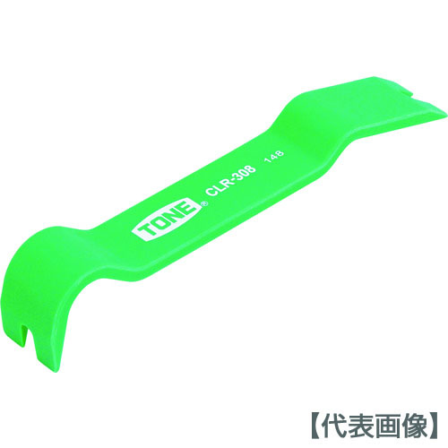 ＴＯＮＥ　車輌整備用工具（内装関連）　クリップリムーバー　全長１９０ｍｍ　面幅３０ｍｍ（CLR-308）759-5654【ＴＯＮＥ（株）】