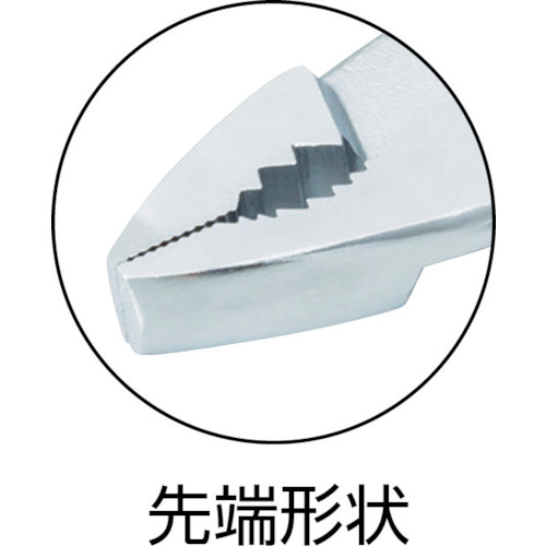 ＴＯＮＥ　コンビネーションスリムプライヤ（マスターグリップ）（CPS-200G）818-8757【ＴＯＮＥ（株）】