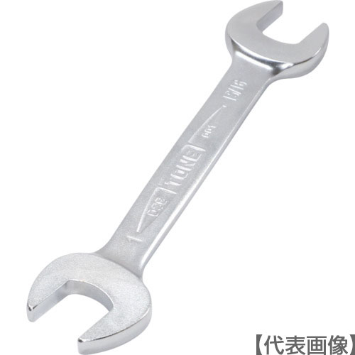 ＴＯＮＥ　両口スパナ（インチサイズ）　二面幅寸法１９／３２×５／８インチ　全長１８６ｍｍ（DSB-1920）828-3525【ＴＯＮＥ（株）】