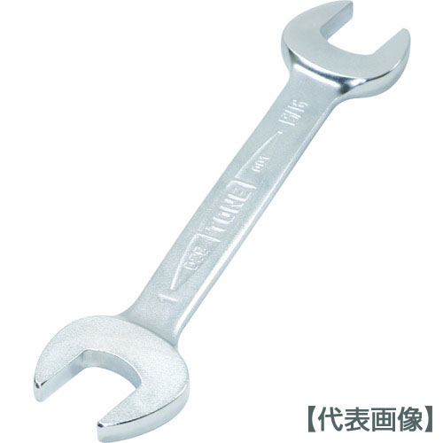 ＴＯＮＥ　両口スパナ（インチサイズ）　二面幅寸法１／４×５／１６インチ　全長１１１ｍｍ（DSB-0810）828-3520【ＴＯＮＥ（株）】