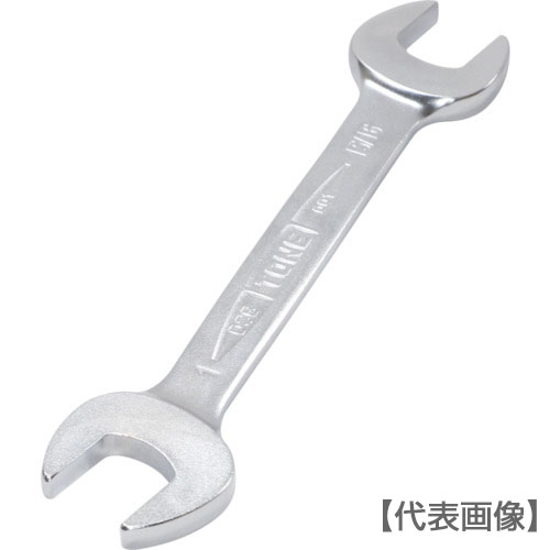 ＴＯＮＥ　両口スパナ（インチサイズ）　二面幅寸法５／１６×３／８インチ　全長１２６ｍｍ（DSB-1012）828-3521【ＴＯＮＥ（株）】