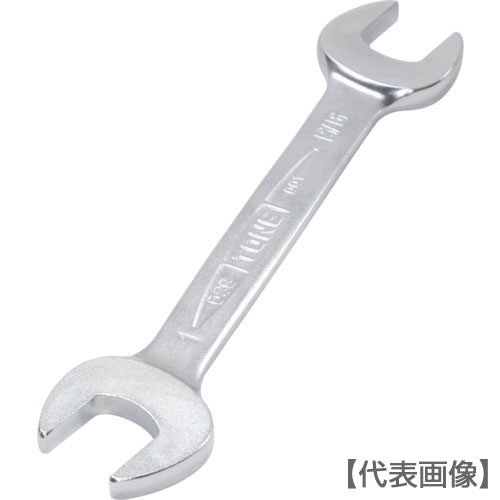 ＴＯＮＥ　両口スパナ（インチサイズ）　二面幅寸法２５／３２×７／８インチ　全長２２４ｍｍ（DSB-2528）828-3527【ＴＯＮＥ（株）】