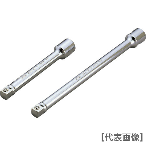 ＴＯＮＥ　エクステンションバー　差込角１２．７ｍｍ　全長１００ｍｍ　構造用鋼（EX40-100）327-0742【ＴＯＮＥ（株）】