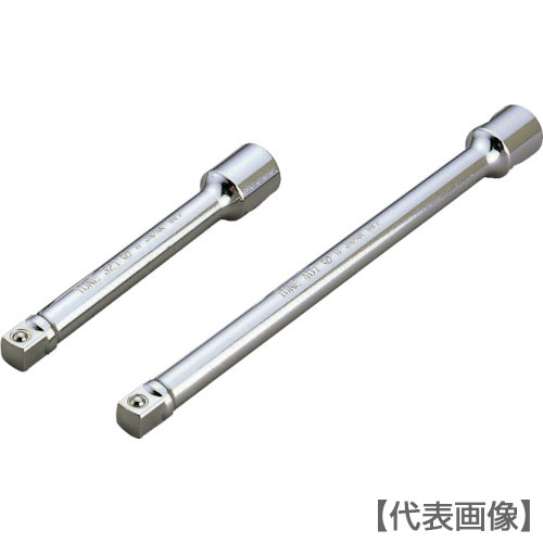ＴＯＮＥ　エクステンションバー　差込角１２．７ｍｍ　全長２００ｍｍ　構造用鋼（EX40-200）327-0751【ＴＯＮＥ（株）】