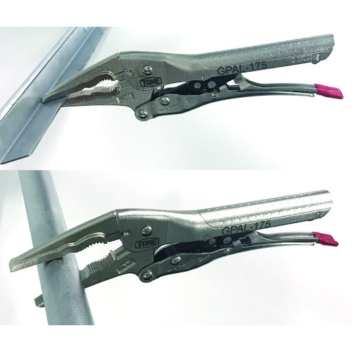 ＴＯＮＥ　オートグリッププライヤ（ロングノーズタイプ）　１９５ｍｍ（GPAL-175）818-8760【ＴＯＮＥ（株）】