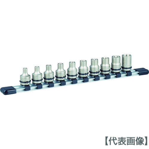 ＴＯＮＥ　インパクト用トルクスソケットセット（ホルダー付）　１０ｐｃｓ（HATXE310）396-4361【ＴＯＮＥ（株）】