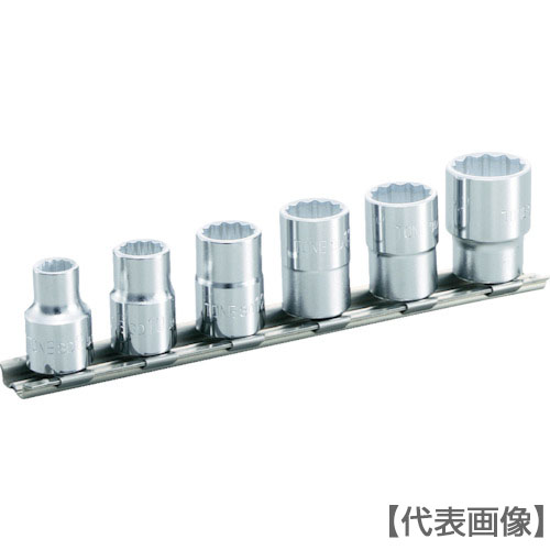 ＴＯＮＥ　ソケットセット（１２角・ホルダー付）（HD306）396-4396【ＴＯＮＥ（株）】