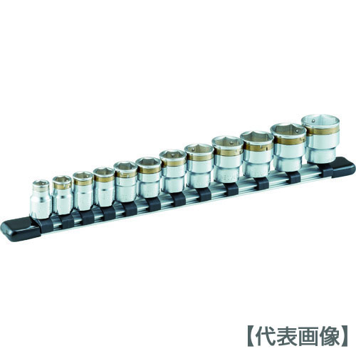 ＴＯＮＥ　ナットキャッチソケットセット（６角・ホルダー付）　１２ｐｃｓ（HSC312）396-4574【ＴＯＮＥ（株）】