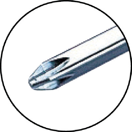 ＴＯＮＥ　長軸ドライバー（貫通）　（＋）Ｎｏ．２（KLD-P2）810-9178【ＴＯＮＥ（株）】