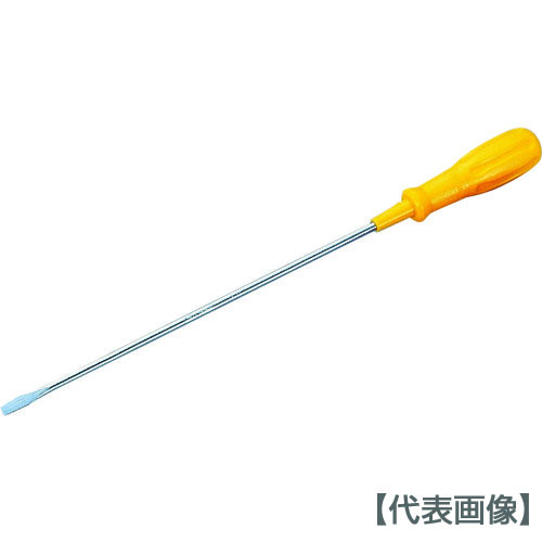 ＴＯＮＥ　樹脂柄ドライバー　長軸ドライバー　（－）０．８×６．０（LD-M）810-9181【ＴＯＮＥ（株）】