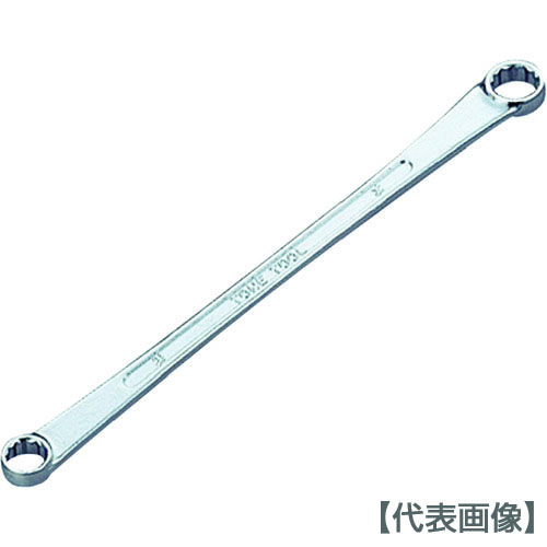 ＴＯＮＥ　ロングめがねレンチ（１５°）　１１Ｘ１３ｍｍ（M15-1113）369-8599【ＴＯＮＥ（株）】