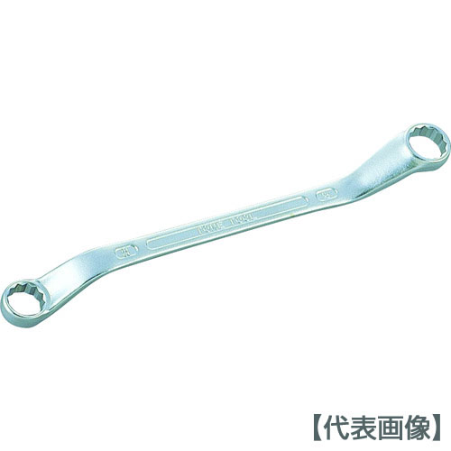 ＴＯＮＥ　ロングめがねレンチ（４５°）　８Ｘ１０ｍｍ（M45-0810）294-3921【ＴＯＮＥ（株）】