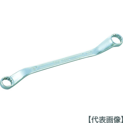 ＴＯＮＥ　ロングめがねレンチ（４５°）　２２×２４ｍｍ（M45-2224）294-0663【ＴＯＮＥ（株）】