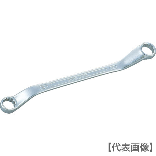 ＴＯＮＥ　両口ロングめがねレンチ（４５°）　対辺寸法５．５×７ｍｍ　全長１５１ｍｍ（M45-5.507）453-8153【ＴＯＮＥ（株）】