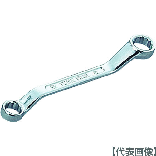 ＴＯＮＥ　ショートめがねレンチ（４５°）　８Ｘ１０ｍｍ（M46-0810）331-6998【ＴＯＮＥ（株）】