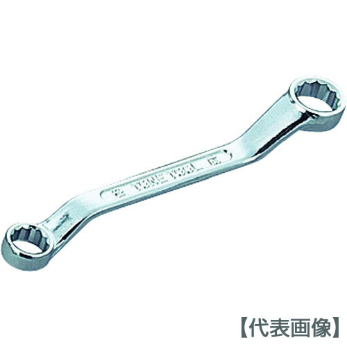 ＴＯＮＥ　ショートめがねレンチ（４５°）（M46-5.507）331-7056【ＴＯＮＥ（株）】