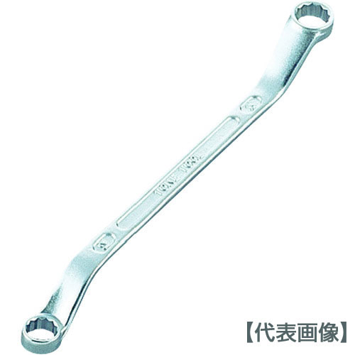 ＴＯＮＥ　ロングめがねレンチ（４５°）　吋目　３／４Ｘ２５／３２ｉｎｃｈ（MB45-2425）369-8971【ＴＯＮＥ（株）】