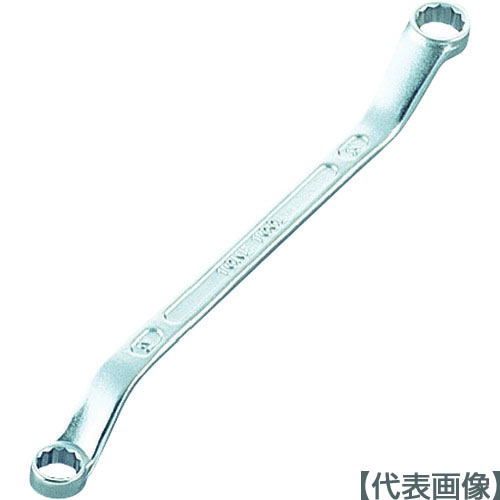 ＴＯＮＥ　ロングめがねレンチ（４５°）　吋目　１５／１６Ｘ１ｉｎｃｈ（MB45-3032）369-8998【ＴＯＮＥ（株）】