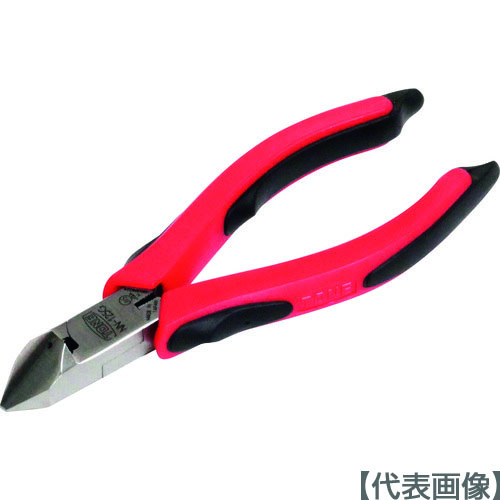 ＴＯＮＥ　斜ニッパ（NN-125G）217-9147【ＴＯＮＥ（株）】