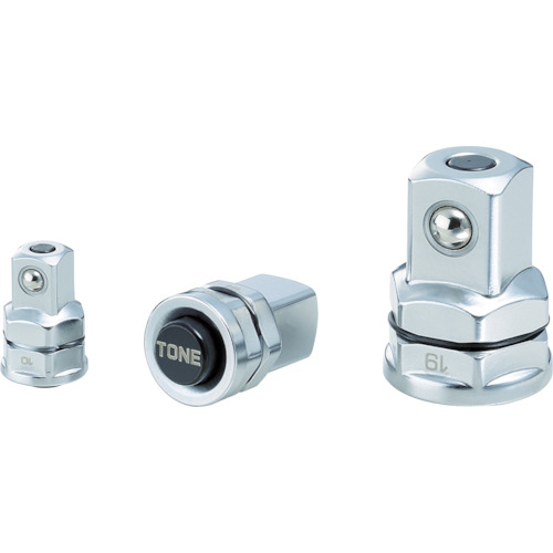 ＴＯＮＥ　ソケットアダプター　ラチェットめがね用アダプター　差込角６．３５ｍｍ　全長１８ｍｍ（RA2）359-8721【ＴＯＮＥ（株）】