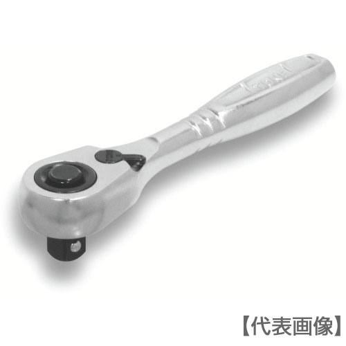 ＴＯＮＥ　ショートラチェットハンドル　歯数７２枚　差込角６．３５ｍｍ　全長９０ｍｍ（RH2HS）495-8349【ＴＯＮＥ（株）】