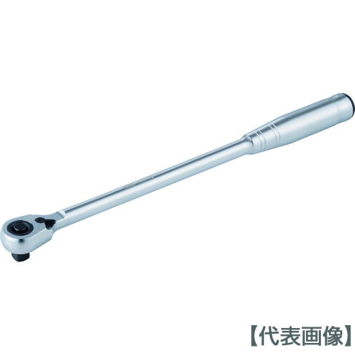 ＴＯＮＥ　ロングラチェットハンドル（中空・ホールドタイプ）　歯数７２枚　差込角９．５ｍｍ　全長３７５ｍｍ（RH3HWL）868-1699【ＴＯＮＥ（株）】