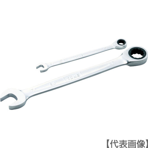 ＴＯＮＥ　ラチェットめがねレンチ　７ｍｍ（RM-07）396-4710【ＴＯＮＥ（株）】