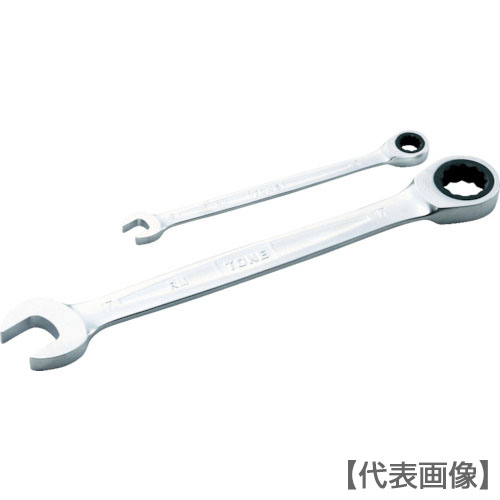 ＴＯＮＥ　ラチェットめがねレンチ　１１ｍｍ（RM-11）396-4728【ＴＯＮＥ（株）】