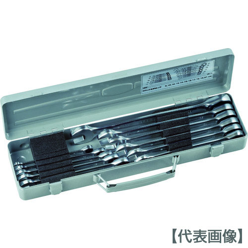 ＴＯＮＥ　ラチェットめがねレンチセット　１０ｐｃｓ（RM110）396-4736【ＴＯＮＥ（株）】