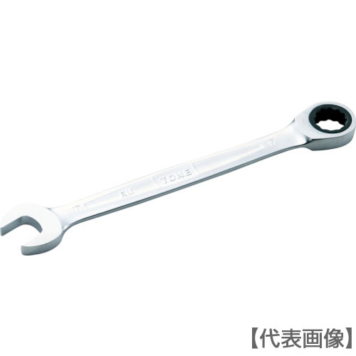 ＴＯＮＥ　ラチェットめがねレンチ　１５ｍｍ（RM-15）294-4146【ＴＯＮＥ（株）】