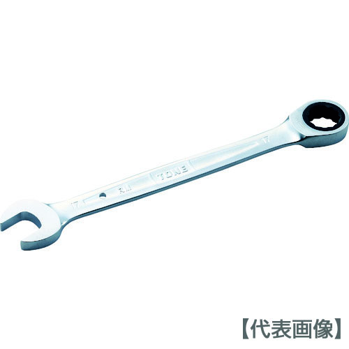 ＴＯＮＥ　ラチェットめがねレンチ　１７ｍｍ（RM-17）294-4162【ＴＯＮＥ（株）】