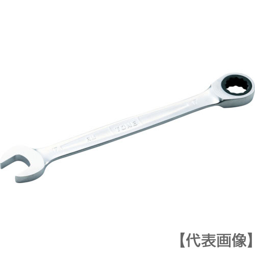 ＴＯＮＥ　ラチェットめがねレンチ　１８ｍｍ（RM-18）294-4171【ＴＯＮＥ（株）】
