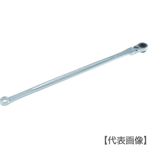 ＴＯＮＥ　超ロング首振ラチェットめがねレンチ　１０ｍｍ（RMA-10L）405-7830【ＴＯＮＥ（株）】