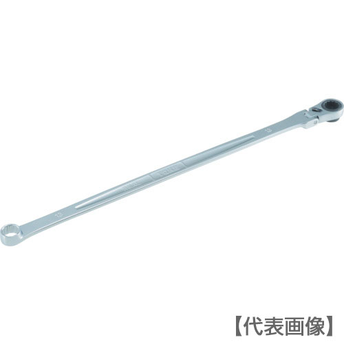 ＴＯＮＥ　超ロング首振ラチェットめがねレンチ　１２ｍｍ（RMA-12L）405-7848【ＴＯＮＥ（株）】