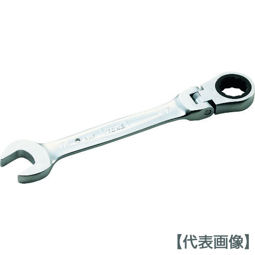 ＴＯＮＥ　首振ラチェットめがねレンチ　１８ｍｍ（RMF-18）294-4073【ＴＯＮＥ（株）】