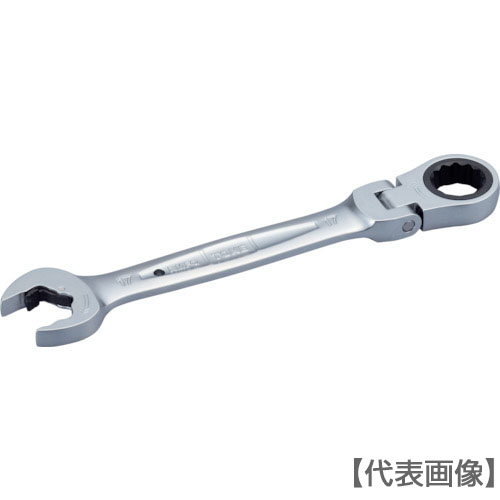 ＴＯＮＥ　首振クイックラチェットめがねレンチ　１６ｍｍ（RMFQ-16）431-9681【ＴＯＮＥ（株）】