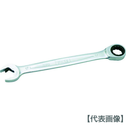 ＴＯＮＥ　クイックラチェットめがねレンチ　１７ｍｍ（RMQ-17）389-3723【ＴＯＮＥ（株）】