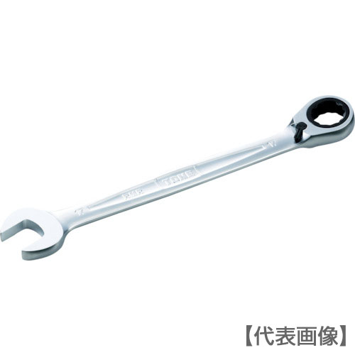 ＴＯＮＥ　切替式ラチェットめがねレンチ　１５ｍｍ（RMR-15）294-4502【ＴＯＮＥ（株）】