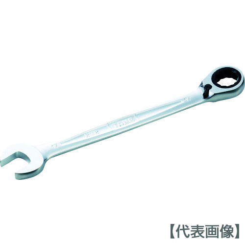 ＴＯＮＥ　切替式ラチェットめがねレンチ　１７ｍｍ（RMR-17）294-4529【ＴＯＮＥ（株）】