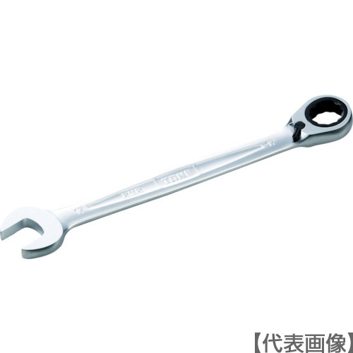 ＴＯＮＥ　切替式ラチェットめがねレンチ　１９ｍｍ（RMR-19）294-4545【ＴＯＮＥ（株）】