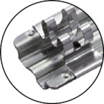 ＴＯＮＥ　ソケットホルダー　差込角６．３５ｍｍ　差込数６　全長１５０ｍｍ（SH206）327-1528【ＴＯＮＥ（株）】